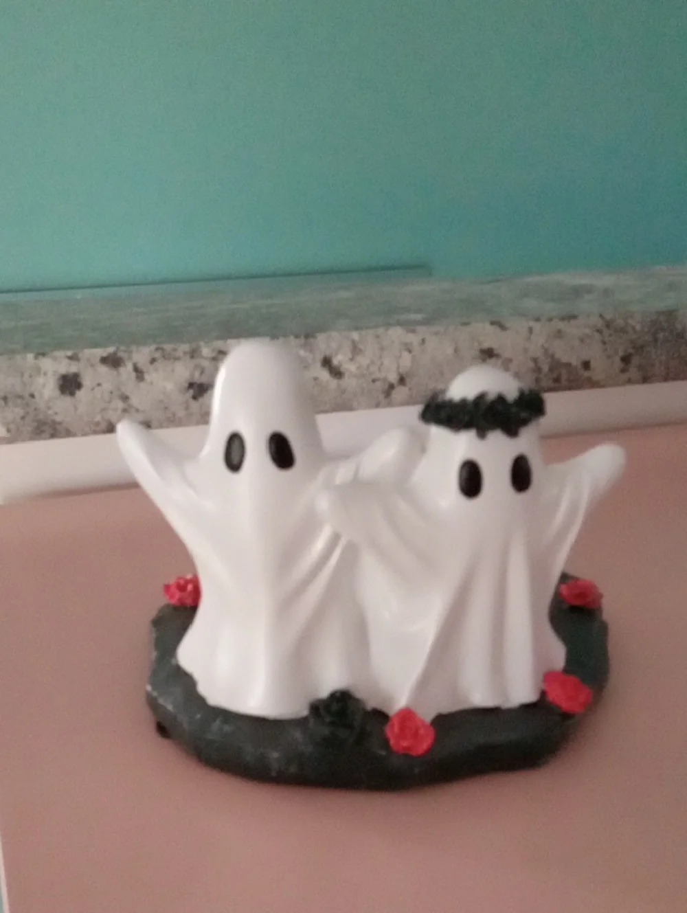 Yankee Candle Ghost Couple Candle Holder NWOTS
